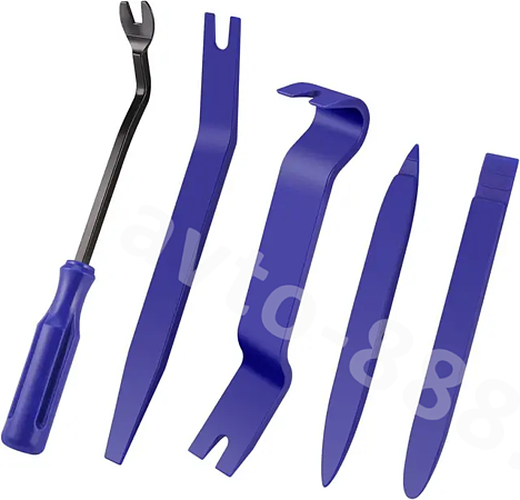 Набор съемников обшивки салона и багажника, 5 предметов