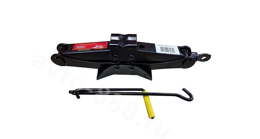 Домкрат механический чёрный 1,5 тонны