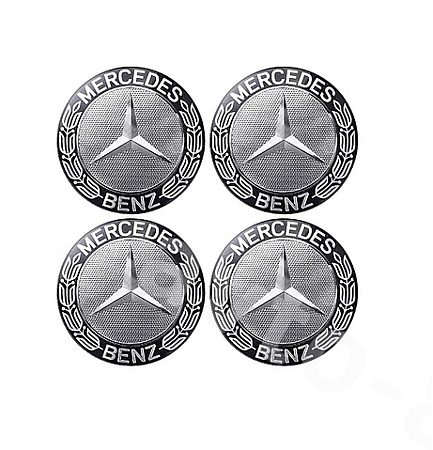 Декоративные наклейки MERCEDES 56мм (4шт)
