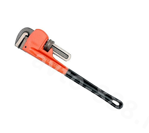 Газовый ключ с резиновой ручкой 14“