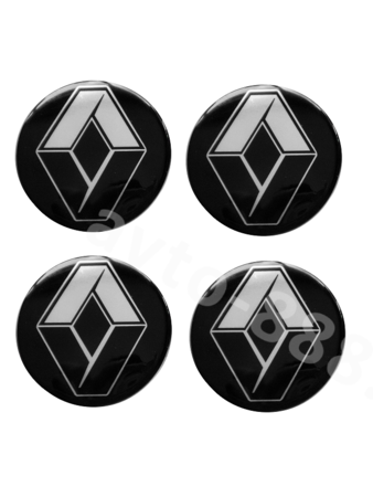 Декоративные наклейки RENAULT 56мм (4шт)