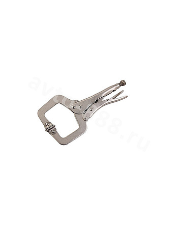 Зажим ручной точечный захват, подвижные губки, с фиксатором, 275 мм