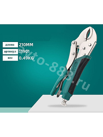 Пассатижи усиленные с зеленой ручкой 11901