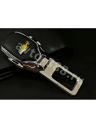 Заглушка в ремень Chevrolet. Цвет чёрный (1шт)