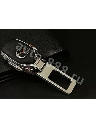 Заглушка в ремень MAZDA. Цвет чёрный (1шт)