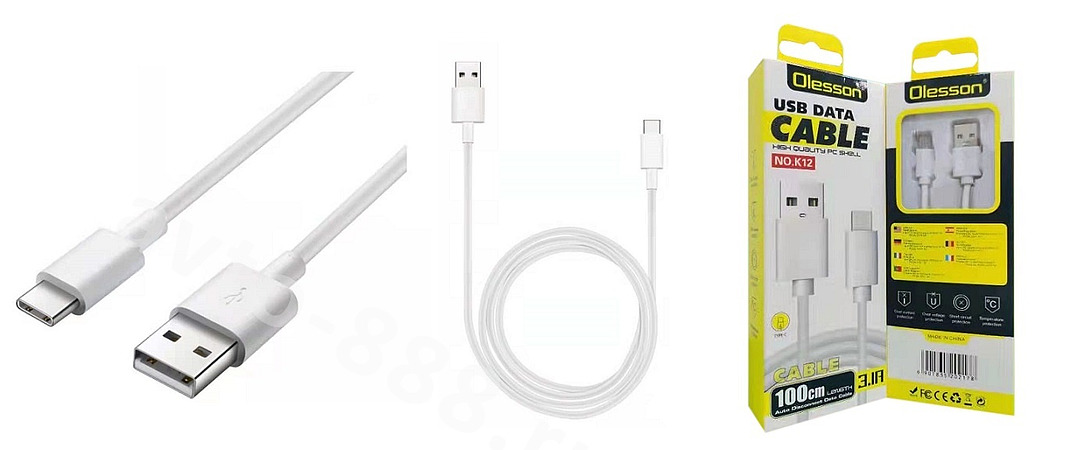 USB-кабель зарядное устройство xiaomi/huawei+usb (1м) 1K12