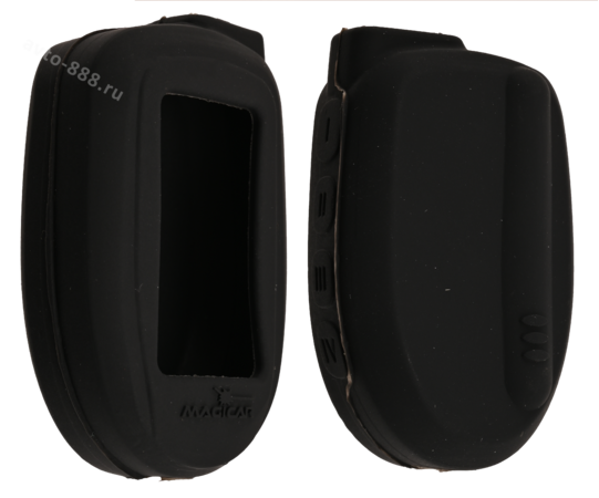Чехол на пульт сигнализации силиконовый MaJiCar 7 (без антенны) черный