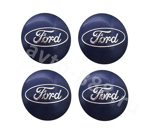 Декоративные наклейки FORD 56мм (4шт)