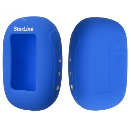 Чехол на пульт сигнализации силиконовый B92 голубой