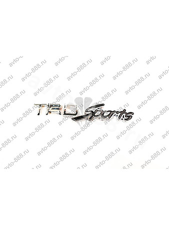 Надпись TRD SPORT чёрный 115*23mm EBL-162