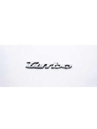 Надпись TURBO 135*20mm EBL-069