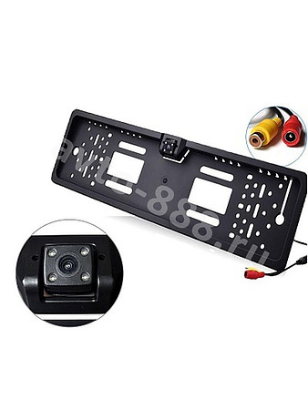 Рамка номера с камерой ночное видения 4LED 54см*14см