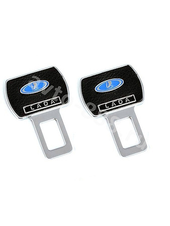Заглушка в ремень Lada. Цвет чёрный (пара)