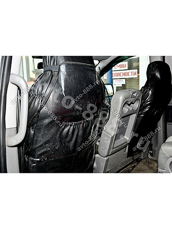 Защита спинки автомобильного сидения АнтиДеть 80*50см чёрный кант