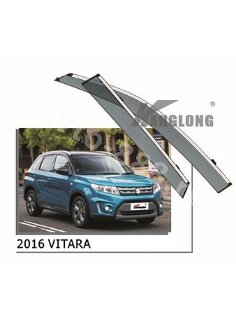 Ветровики оригинальные ★ SUZUKI VITARA 2016 (хром металл)