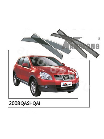 ★ Ветровики оригинальные NISSAN QASHQAI 07--10 (без хрома)