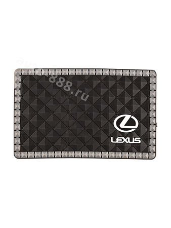Коврик на панель маленький с эмблемой LEXUS. ZXQ-01