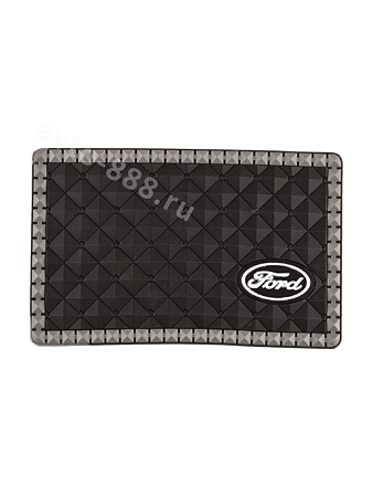 Коврик на панель маленький с эмблемой FORD. ZXQ-01