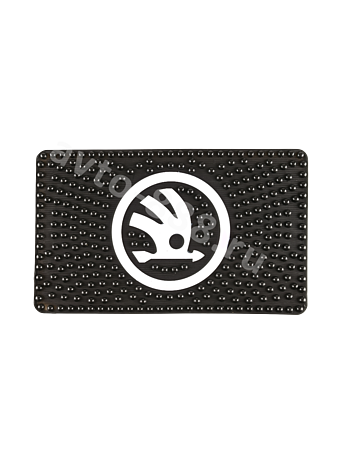 Коврик на панель "пупырышки" SKODA. ZXQ-011