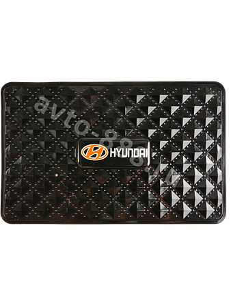 Коврик на панель противоскатный малый HYUNDAI ребристый