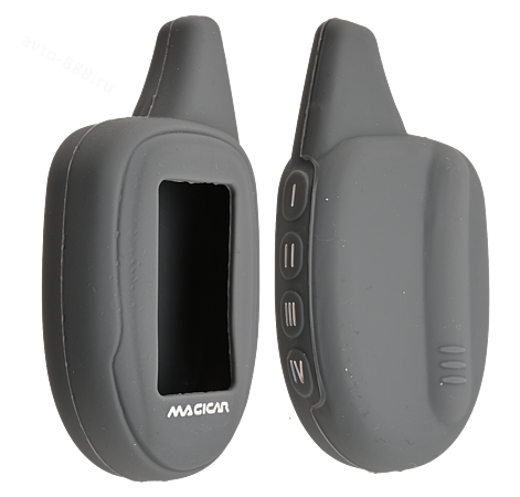Чехол на пульт сигнализации силиконовый MaJiCar 7 серый