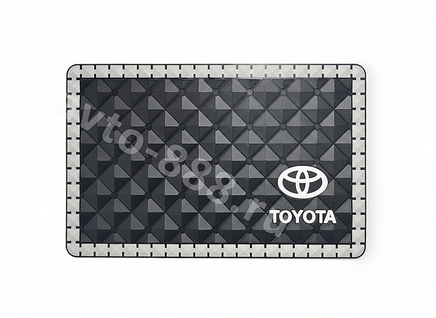 Коврик на панель маленький с рисунком TOYOTA. ZXQ-01