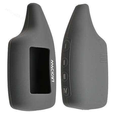 Чехол на пульт сигнализации силиконовый MaJiCar 5 серый