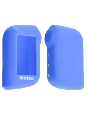 Чехол на пульт сигнализации силиконовый A93 голубой