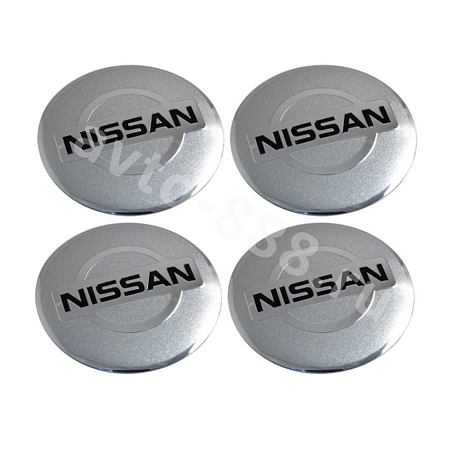 Декоративные наклейки NISSAN 65мм (4шт)
