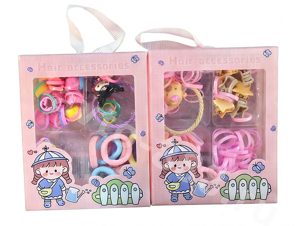 Резинки и маленькие заколки для волос 15023 подарок