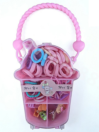 Резинки для волос детские（Мороженое-сердце）подарок