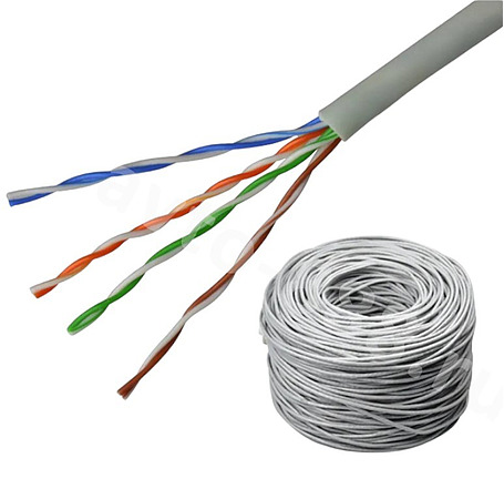 Сетевой кабель категории 5 CAT5E OD: сердечник из бескислородной меди диаметром 5,2 мм длиной 100 м