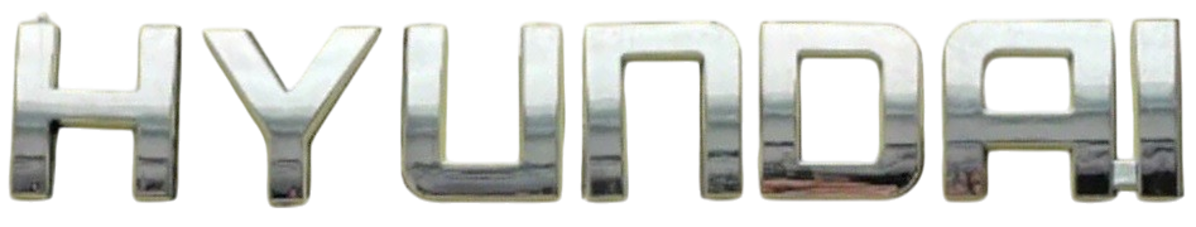 Надпись HYUNDAI 160*26mm