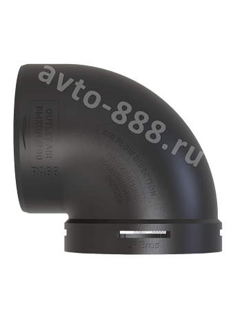 Отвод отопителя 90° Лунфэй  PRO