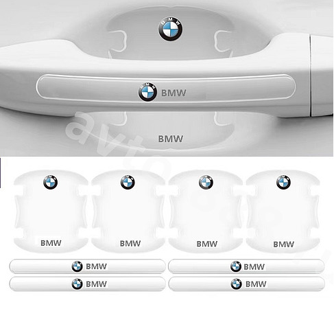 Накладки под ручки + ручки BMW