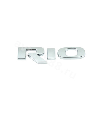 Надпись RIO хром 75*20мм