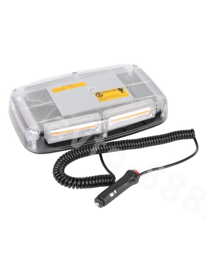 BSD-DP-001 Маяк проблесковый оранжевый светодиодный на магните 24 COB светодиода 12-24V