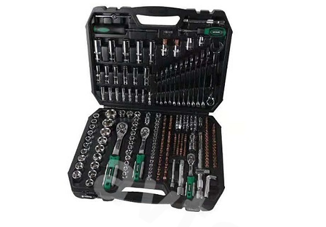 Набор инструментов TADEMITSU в кейсе 219 предметов чёрный