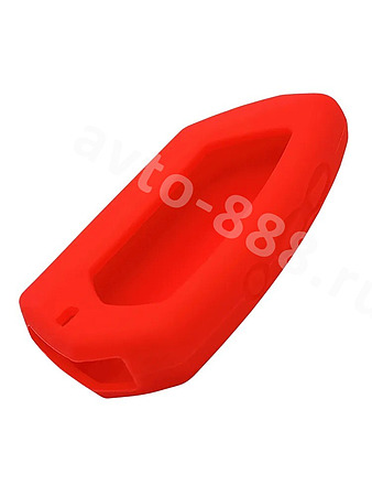 Чехол на пульт сигнализации силиконовый Pandora D174 красный