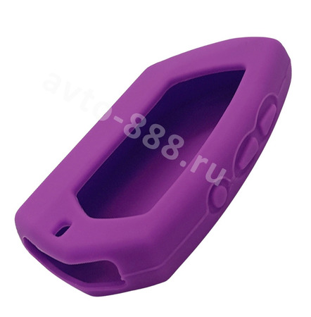 Чехол на пульт сигнализации силиконовый Pandora D174 сиренневый