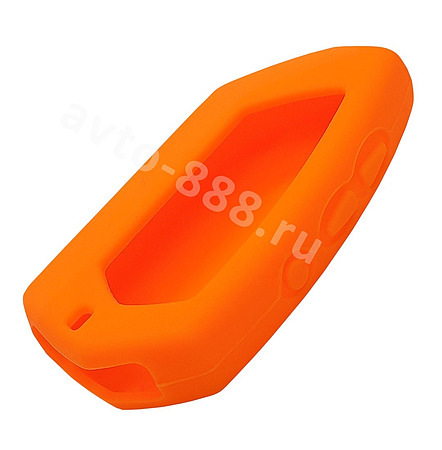 Чехол на пульт сигнализации силиконовый Pandora D174 оранжевый