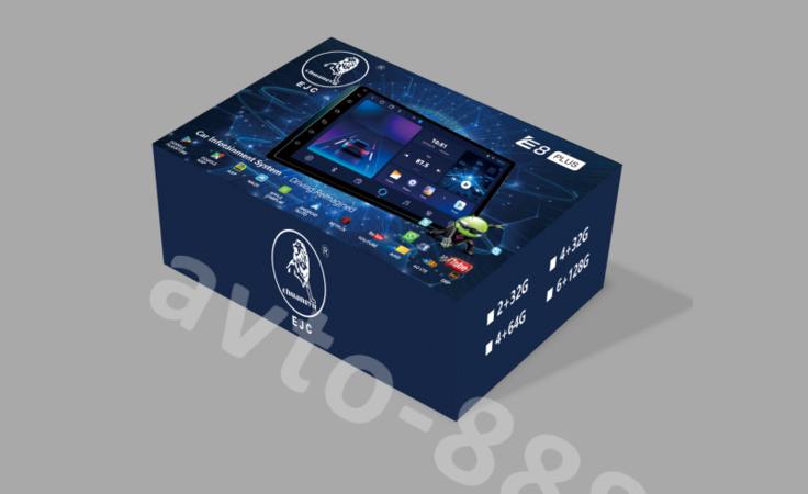 ACS-E8-9 Магнитола автомобильная MP5 9" (Android) EJC