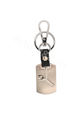 Брелоки на ключи металл, карабин JAGUAR 0394