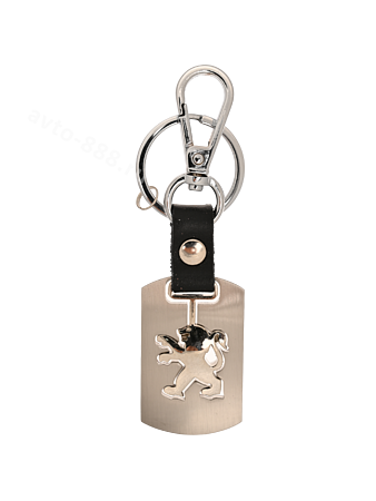 Брелоки на ключи металл, карабин PEUGEOT 0394