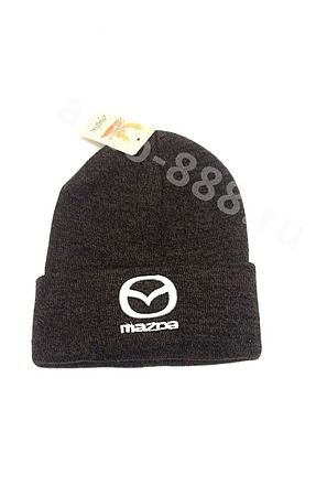 Шапка MAZDA коричневая