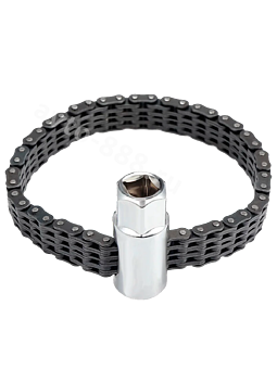 Съемник масляного фильтра цепной 69-120мм фото 1