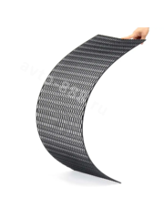 Сетка на решетку радиатора пластиковая чёрная 3D 1200*400мм фото 3