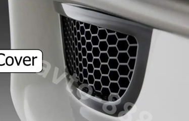 Сетка на решетку радиатора пластиковая чёрная (крупные соты) 1200*400мм фото 3