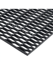Сетка на решетку радиатора пластиковая чёрная 3D 1200*400мм фото 2