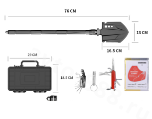 Лопата туристическая фото 2